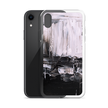 Black & White Abstract Painting iPhone Case by Design Express