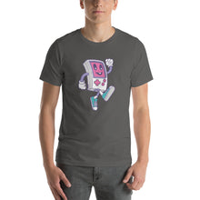 Asphalt / S Game Boy Happy Walking Short-Sleeve Unisex T-Shirt by Design Express
