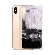 Black & White Abstract Painting iPhone Case by Design Express