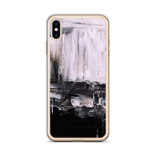 Black & White Abstract Painting iPhone Case by Design Express