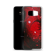 Black Red Abstract Samsung Case by Design Express
