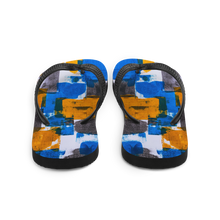 Bluerange Abstract Marble Flip-Flops by Design Express