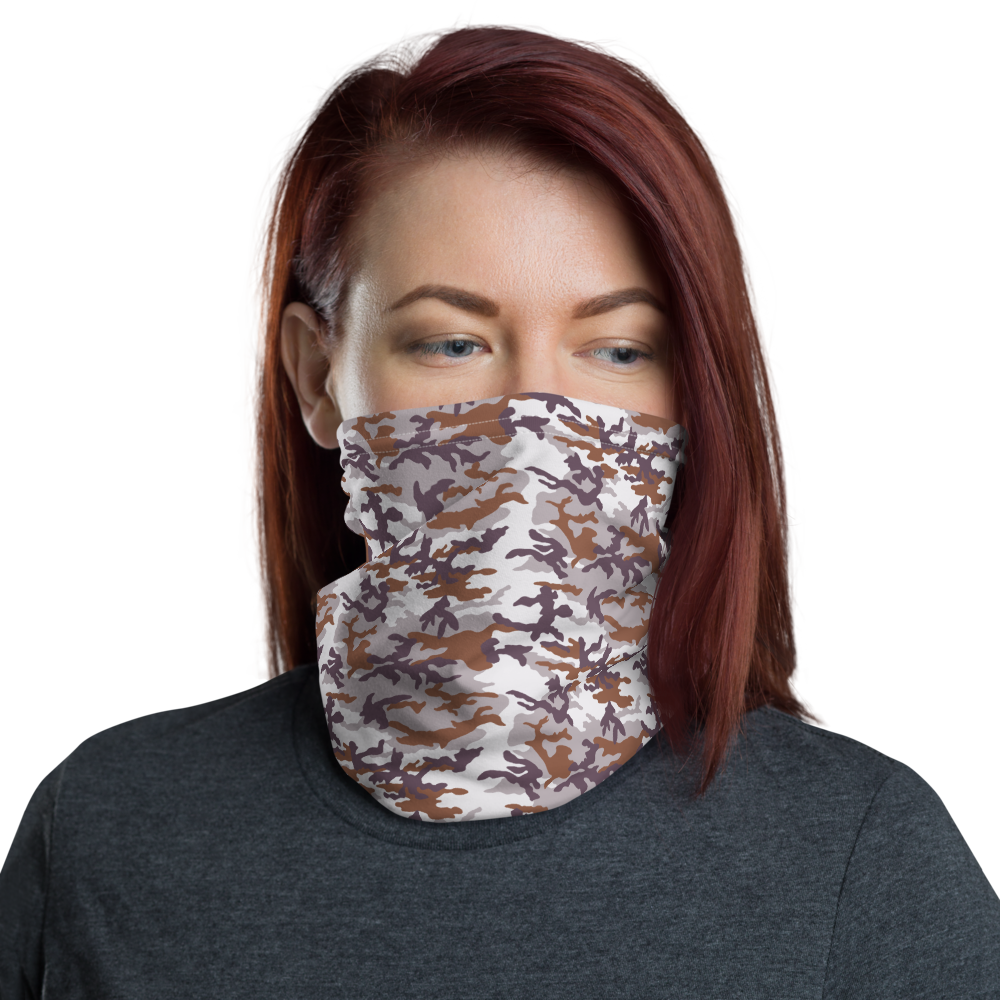 Default Title White Fall Bark Camo Neck Gaiter Masks by Design Express