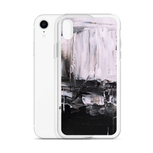 Black & White Abstract Painting iPhone Case by Design Express