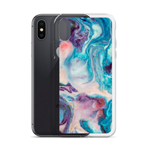 Blue Multicolor Marble iPhone Case by Design Express