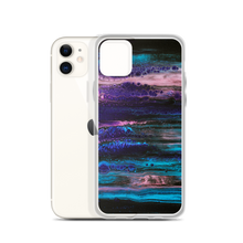 Purple Blue Abstract iPhone Case by Design Express