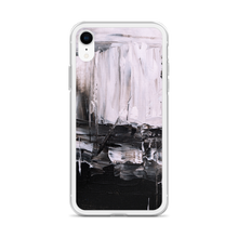 Black & White Abstract Painting iPhone Case by Design Express