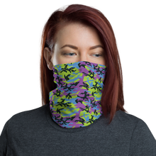 Default Title Green Blue Violet 2 Camo Neck Gaiter Masks by Design Express