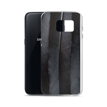 Black Feathers Samsung Case by Design Express