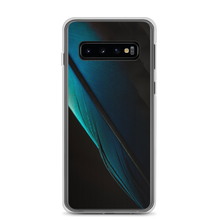Samsung Galaxy S10 Blue Black Feather Samsung Case by Design Express