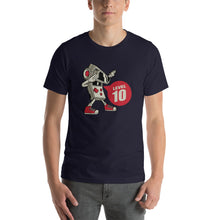 Navy / XS Game Boy Pose Level 10 Short-Sleeve Unisex T-Shirt by Design Express