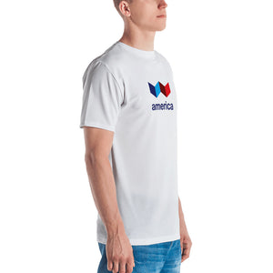 America "Squared" Men's T-shirt by Design Express
