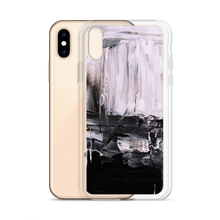 Black & White Abstract Painting iPhone Case by Design Express