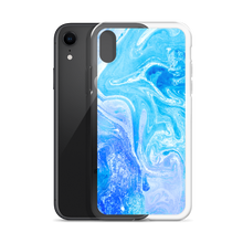 Blue Watercolor Marble iPhone Case by Design Express