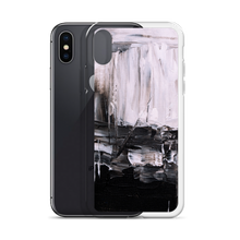 Black & White Abstract Painting iPhone Case by Design Express