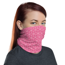Diamond Candy Pink Pattern Neck Gaiter Masks by Design Express