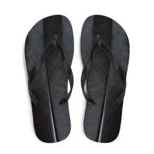 Black Feathers Flip-Flops by Design Express