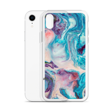 Blue Multicolor Marble iPhone Case by Design Express