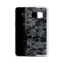 Dark Grey Digital Camouflage Print Samsung Case by Design Express