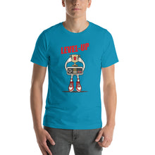 Aqua / S Level-Up Short-Sleeve Unisex T-Shirt by Design Express