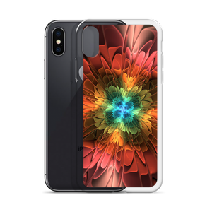 Abstract Flower 03 iPhone Case by Design Express