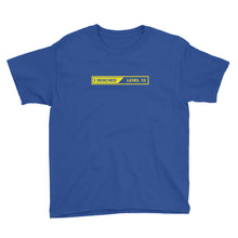 Royal Blue / XS I Reached lLevel 13 Loading Youth Short Sleeve T-Shirt by Design Express