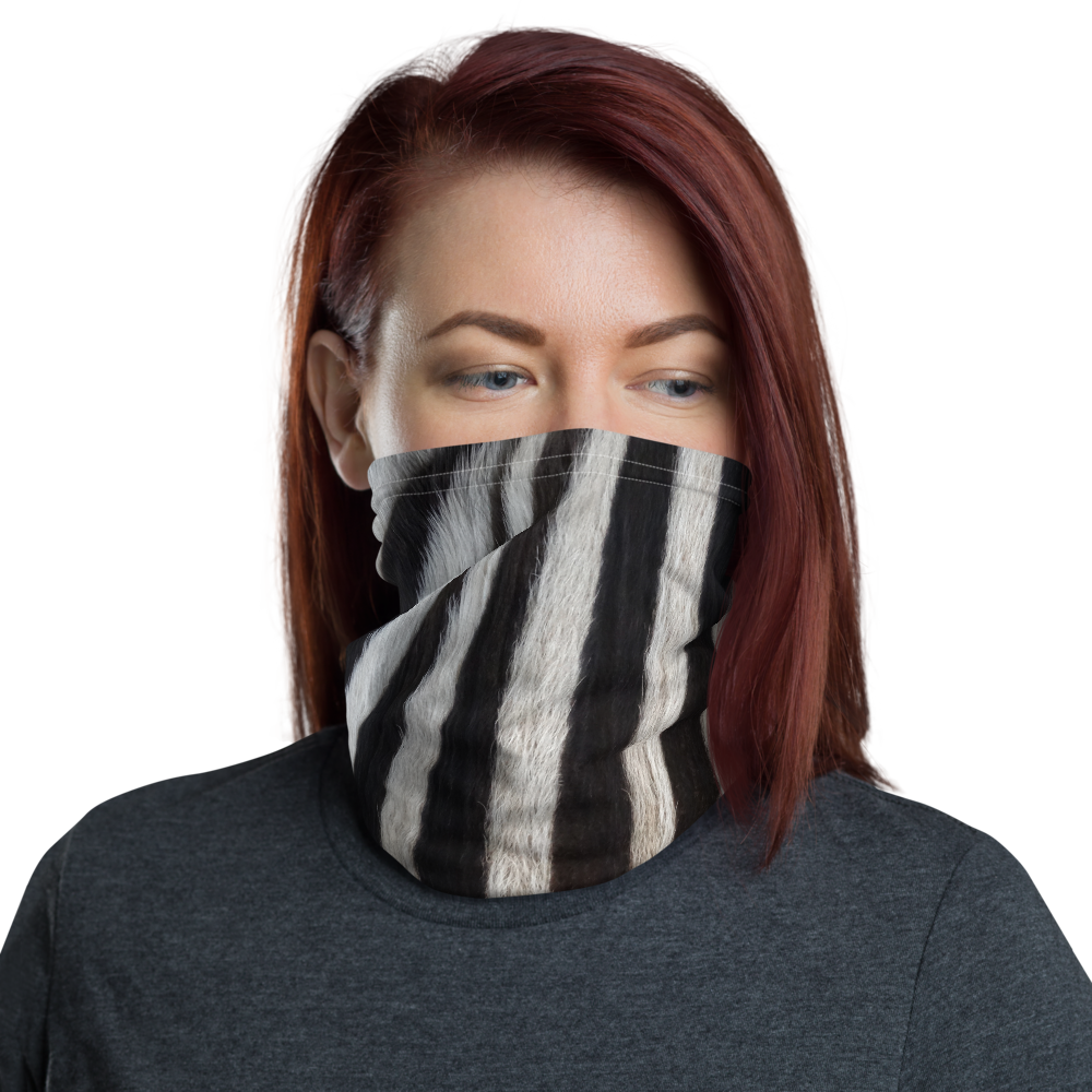 Default Title Zebra Neck Gaiter Masks by Design Express