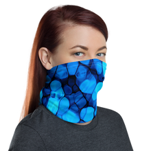 Crystalize Blue Neck Gaiter Masks by Design Express