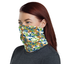Brown Green Tan Camo Neck Gaiter Masks by Design Express