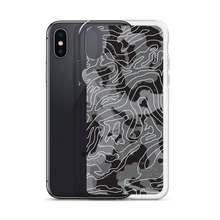 Grey Black Camoline iPhone Case by Design Express