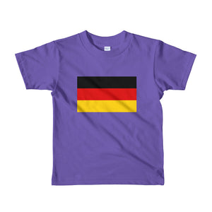 Purple / 2yrs Germany Flag Short sleeve kids t-shirt by Design Express