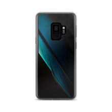 Samsung Galaxy S9 Blue Black Feather Samsung Case by Design Express