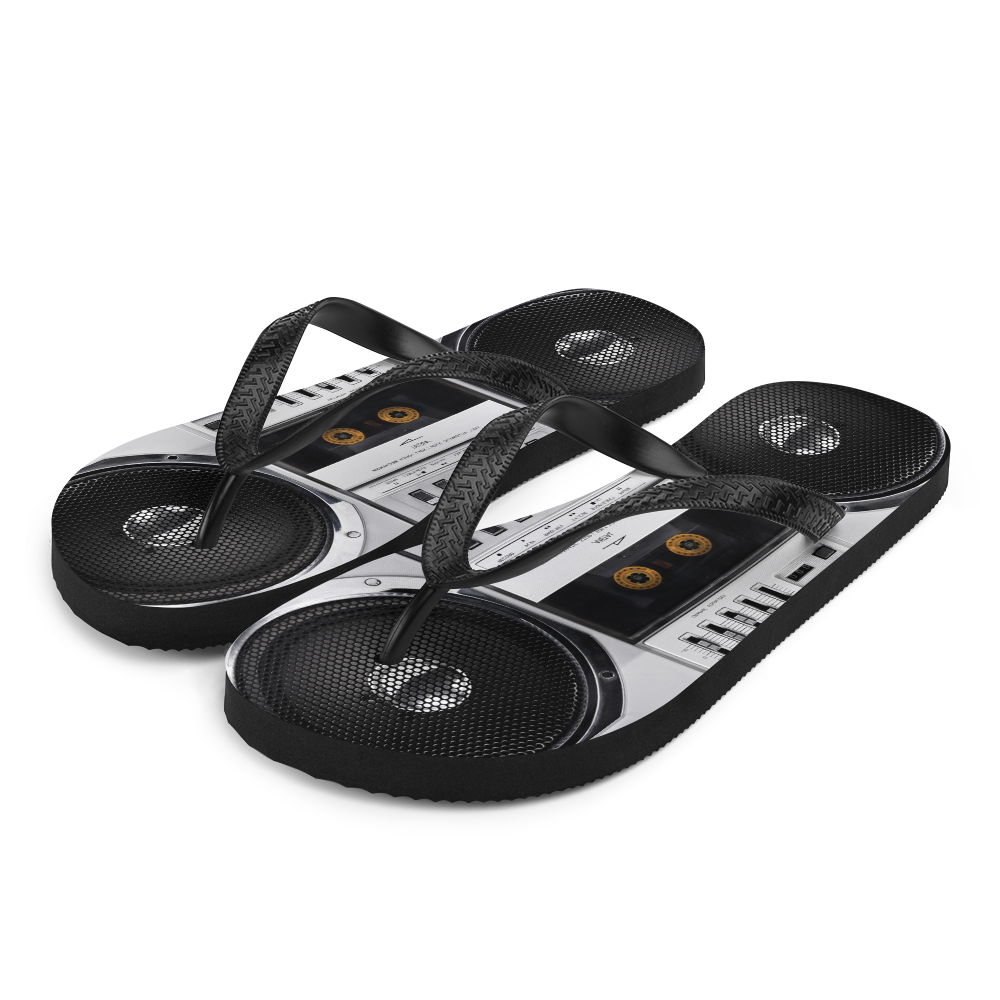 S Boom Box 80s Flip-Flops by Design Express