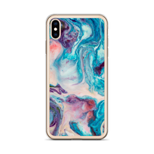 Blue Multicolor Marble iPhone Case by Design Express