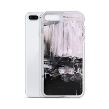 Black & White Abstract Painting iPhone Case by Design Express
