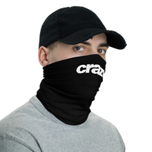 Crazy Helvetica Black Neck Gaiter Masks by Design Express