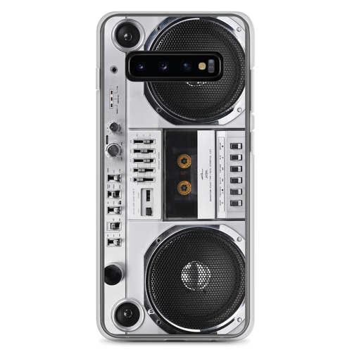 Samsung Galaxy S10+ Boom Box 80s Samsung Case by Design Express