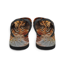 Brown Pheasant Feathers Flip-Flops by Design Express