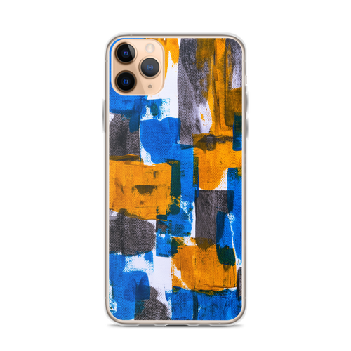 iPhone 11 Pro Max Bluerange Abstract Painting iPhone Case by Design Express