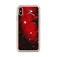 Black Red Abstract iPhone Case by Design Express