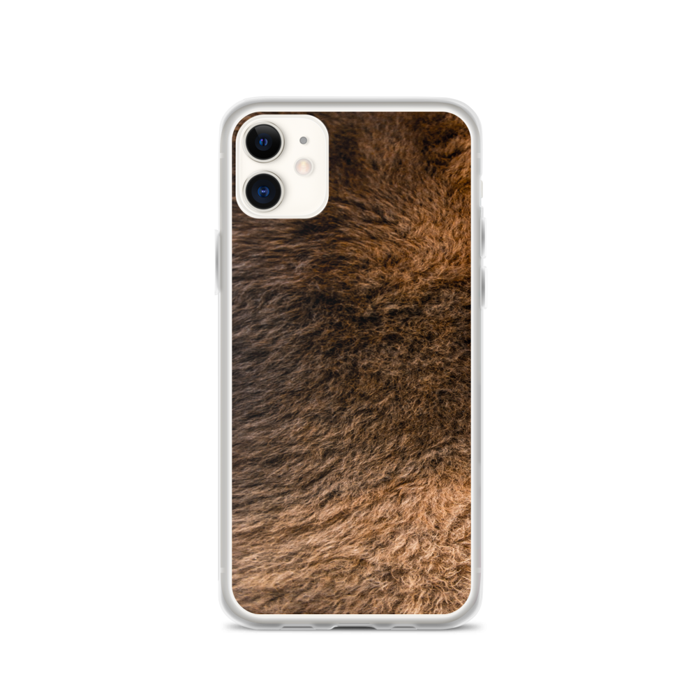 iPhone 11 Bison Fur Print iPhone Case by Design Express