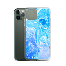 Blue Watercolor Marble iPhone Case by Design Express