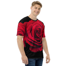 Charming Red Rose Men's T-shirt by Design Express