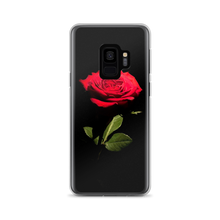 Samsung Galaxy S9 Red Rose on Black Samsung Case by Design Express