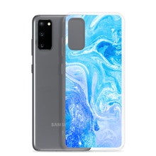 Blue Watercolor Marble Samsung Case by Design Express
