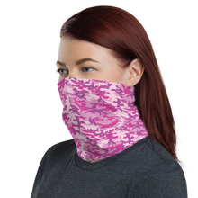 Fuschia Camo Neck Gaiter Masks by Design Express