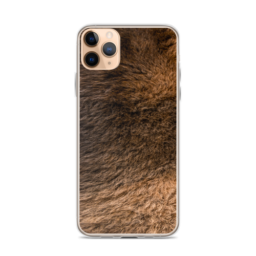 iPhone 11 Pro Max Bison Fur Print iPhone Case by Design Express