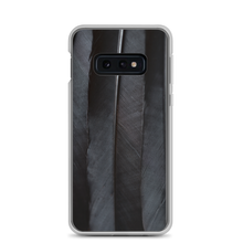 Samsung Galaxy S10e Black Feathers Samsung Case by Design Express