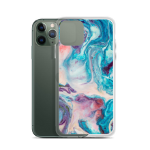 Blue Multicolor Marble iPhone Case by Design Express