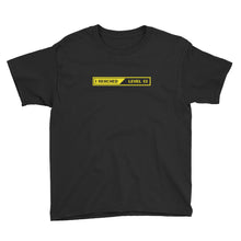 Black / XS I Reached lLevel 13 Loading Youth Short Sleeve T-Shirt by Design Express